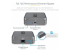 Startech Thunderbolt 3 to Ethernet Adapter, 10GbE, Multi-Gigabit, Thunderbolt 3 to RJ45 Network Adapter, 10GBASE-T/5-2.5GBASE-T NIC, TB3/TB4 10G Network Adapter w/ TB3-Certified Cable, TB3 10GbE, Win/Mac (TB310G2) - Flere vinkler