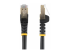 Startech 5m CAT6A Ethernet Cable, 10 Gigabit Shielded Snagless RJ45 100W PoE Patch Cord, CAT 6A 10GbE STP Network Cable w/Strain Relief, Black, UL Certified Wiring/TIA - Flere vinkler