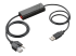 HP Poly APU-76 - Elektrisk hætte kontakt adapter for headset - Venstre vinkel