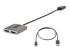 Startech DP to Dual HDMI MST HUB, Dual HDMI 4K 60Hz, DisplayPort Multi Monitor Adapter with 1ft (30cm) Cable, DP 1.4 Multi Stream Transport Hub, DSC | HBR3, DP to 2x HDMI Ports - Venstre vinkel