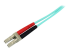 Startech 10m (30ft) LC/UPC to LC/UPC OM3 Multimode Fiber Optic Cable, Full Duplex 50/125Âµm Zipcord Fiber Cable, 100G Networks, LOMMF/VCSEL, <0.3dB Low Insertion Loss - Nærbillede