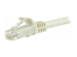 Startech 50ft CAT6 Cable, 10 Gigabit Snagless RJ45 650MHz 100W PoE Cat 6 Patch Cord, 10GbE UTP CAT6 Network Cable, White CAT6 Ethernet Cable, Wiring is UL Certified/TIA - Nærbillede
