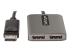 Startech 2-Port DisplayPort MST Hub, Dual 4K 60Hz, DP to 2x DisplayPort Monitor Adapter, DP 1.4 Multi-Monitor Video Adapter w/ 1ft Built-in Cable, USB Powered, Windows Only - Forside