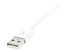 Startech 1m (3ft) White Apple 8-pin Lightning Connector to USB Cable for iPhone / iPod / iPad - Nærbillede