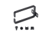 Startech 1U Vertical 2.2 x 3.9in Server Rack Cable Management D-Ring Hook w/ Flexible Opening - Venstre vinkel
