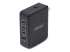 Startech 140W USB-C Wall Charger, USB-C/USB-A, PD GaN Power Adapter - Venstre vinkel