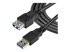 StarTech 2m Black SuperSpeed USB 3.0 Extension Cable A to A - Nærbillede