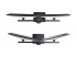 Startech Crossbar Dual Monitor Desk Stand, Double 27inch Screens/VESA - Top