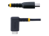 StarTech 1ft (30cm) USB C Charging Cable Right Angle, 60W PD 3A, Heavy Duty Fast Charge USB-C Cable, USB 2.0 Type-C, Durable and Rugged Aramid Fiber, S20/iPad/Pixel - Forside
