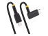 StarTech 6ft (2m) USB C Charging Cable Right Angle, 60W PD 3A, Heavy Duty Fast Charge USB-C Cable, USB 2.0 Type-C, Durable and Rugged Aramid Fiber, S20/iPad/Pixel - Venstre vinkel