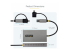 Startech USB to Dual HDMI Adapter, USB A/C to 2x HDMI Monitors (1x 4K 30Hz, 1x 1080p), Integrated USB-A to C Dongle, 4in/11cm Cable, Windows & macOS - Flere vinkler