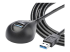 StarTech 5ft SuperSpeed USB 3.0 Extension Cable for Desktop - Højre vinkel