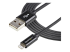 Startech 2m (6ft) Long Black Apple® 8-pin Lightning Connector to USB Cable for iPhone / iPod / iPad - Højre vinkel