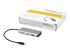 Startech 4 Port USB C Hub w/ 2x USB A & 2x USB C, SuperSpeed 10Gbps USB Type-C 3.1/3.2 Gen 2 Hub, USB Bus Powered, Portable USB-C to USB Adapter Hub, Aluminum, 9.8" (25cm) Cable - Venstre vinkel