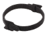 Startech 6in Hook and Loop Cable Ties, 50 Pack, Black, Reusable Cable Straps, Adjustable and Flexible, Cord Organizer Tie/Wraps for Professional Cable Management - Venstre vinkel