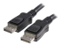 StarTech 0.5m Short DisplayPort 1.2 Cable with Latches DisplayPort 4k - Højre vinkel