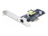 Startech 1-Port 2.5Gbps NBASE-T PoE Network Card, Intel I225-V, 802.3af/at PoE+ Multi-Gigabit NIC, PCI Express Server LAN Card, SATA Powered Desktop Ethernet Interface - Venstre vinkel