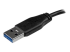 StarTech 15cm 6in Short Slim USB 3.0 A to Micro B Cable M/M - Nærbillede