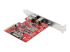 Startech 2-Port 10Gbps USB-A & USB-C PCIe Card, USB 3.1 Gen 2 PCI Express Type C/A Host Controller Card Adapter, USB 3.2 Gen 2x1 PCIe Desktop Expansion Add-On Card, Windows/macOS/Linux - Top