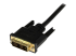 Startech 1m (3.3 ft) Mini HDMI to DVI Cable, DVI-D to HDMI Cable (1920x1200p), 19 Pin HDMI Mini (C) Male to DVI-D Male, Digital Monitor Cable Adapter M/M, Single Link, Black - Nærbillede