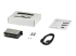 Startech 7 Port USB 2.0 Hub, Metal Industrial USB-A Hub (7x USB-A) with ESD & Surge Protection, Extended Operating Temp -40 to 185°F, Din Rail/Wall/Desk Mountable, USB Expander, Rugged - Højre vinkel