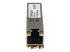 Startech Cisco SFP-GE-T Compatible SFP Module, 1000BASE-T, SFP to RJ45 Cat6/Cat5e, 10/100/1000 Mbps, RJ-45 (Copper) 100m, Cisco IE3400, IE3300, IE3200, 1000MbE Mini GBIC Transceiver - Venstre side
