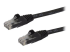Startech 100ft CAT6 Ethernet Cable, 10 Gigabit Snagless RJ45 650MHz 100W PoE Patch Cord, CAT 6 10GbE UTP Network Cable w/Strain Relief, Black, Wiring is UL Certified/TIA - Højre vinkel