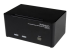 Startech 2 Port Triple Monitor DVI USB KVM Switch with Audio & USB 2.0 Hub - Højre vinkel