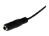 Startech 1m Slim 3.5mm Stereo Extension Audio Cable - Højre vinkel