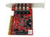 Startech 4 Port PCI SuperSpeed USB 3.0 Adapter Card with SATA/SP4 Power - Højre side
