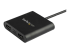 Startech USB 3.0 to Dual HDMI Adapter, 1x 4K 30Hz & 1x 1080p, External Video & Graphics Card, USB Type-A to HDMI Dual Monitor Display Adapter Dongle, Supports Windows Only, Black - Nærbillede