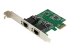 Startech Dual Port Gigabit PCI Express Server Network Adapter Card - Venstre vinkel