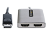 Startech DP to Dual HDMI MST HUB, Dual HDMI 4K 60Hz, DisplayPort Multi Monitor Adapter with 1ft (30cm) Cable, DP 1.4 Multi Stream Transport Hub, DSC | HBR3, DP to 2x HDMI Ports - Nærbillede