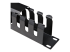 Startech 1U Horizontal Finger Duct Rack Cable Management Panel with Cover - Nærbillede