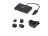 Startech 4-Port Multi Monitor Adapter, DisplayPort 1.2 MST Hub, 4x 1080p, Video Splitter for Extended Desktop Mode on Windows PCs Only, DP to Quad DP Monitors MST Hub - Højre vinkel