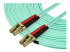 Startech 15m OM3 LC to LC Multimode Duplex Fiber Optic Patch Cable - Nærbillede