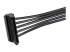 StarTech 15.7 in (400 mm) SATA Power Splitter Adapter Cable - Nærbillede