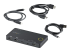 Startech 2 Port Hybrid USB-A + HDMI & USB-C KVM Switch, Single 4K 60Hz HDMI 2.0 Monitor, Compact Desktop and/or Laptop HDMI KVM Switch, USB Bus Powered, Thunderbolt 3 Compatible - Højre vinkel
