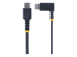 StarTech 3ft (1m) USB C Charging Cable Right Angle, 60W PD 3A, Heavy Duty Fast Charge USB-C Cable, USB 2.0 Type-C, Durable and Rugged Aramid Fiber, S20/iPad/Pixel - Forside