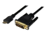 Startech 1m (3.3 ft) Mini HDMI to DVI Cable, DVI-D to HDMI Cable (1920x1200p), 19 Pin HDMI Mini (C) Male to DVI-D Male, Digital Monitor Cable Adapter M/M, Single Link, Black - Forside