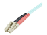 Startech 1m (3ft) LC/UPC to LC/UPC OM3 Multimode Fiber Optic Cable, Full Duplex 50/125Âµm Zipcord Fiber Cable, 100G Networks, LOMMF/VCSEL, <0.3dB Low Insertion Loss - Nærbillede