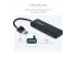 Startech 4-Port USB-A Hub, 5Gbps, Bus Powered, Small Travel Mini Hub - Højre vinkel