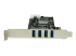 Startech 4-Port USB 3.0 PCI Express Card Adapter - Venstre side