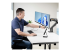 Startech Desk Mount Dual Monitor Arm w/ Crossbar, Up To 27" Displays - Højre vinkel