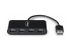 Startech 4-Port USB 2.0 Hub, USB Bus Powered, Small Travel Mini USB Hub, USB 2.0 Splitter, Multi-Port Portable USB Hub, 480Mbps, Overcurrent Protection (OCP) - Forside