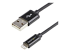 Startech 2m (6ft) Long Black Apple® 8-pin Lightning Connector to USB Cable for iPhone / iPod / iPad - Højre vinkel