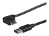 StarTech 0.5m 20in Slim Micro USB 3.0 Cable M/M - Højre vinkel