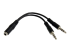Startech 3.5mm 4 Position to 2x 3 Position 3.5mm Headset Splitter Adapter - Forside