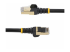 Startech 5m CAT6A Ethernet Cable, 10 Gigabit Shielded Snagless RJ45 100W PoE Patch Cord, CAT 6A 10GbE STP Network Cable w/Strain Relief, Black, UL Certified Wiring/TIA - Flere vinkler