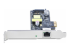 Startech 1-Port 2.5Gbps NBASE-T PoE Network Card, Intel I225-V, 802.3af/at PoE+ Multi-Gigabit NIC, PCI Express Server LAN Card, SATA Powered Desktop Ethernet Interface - Venstre side